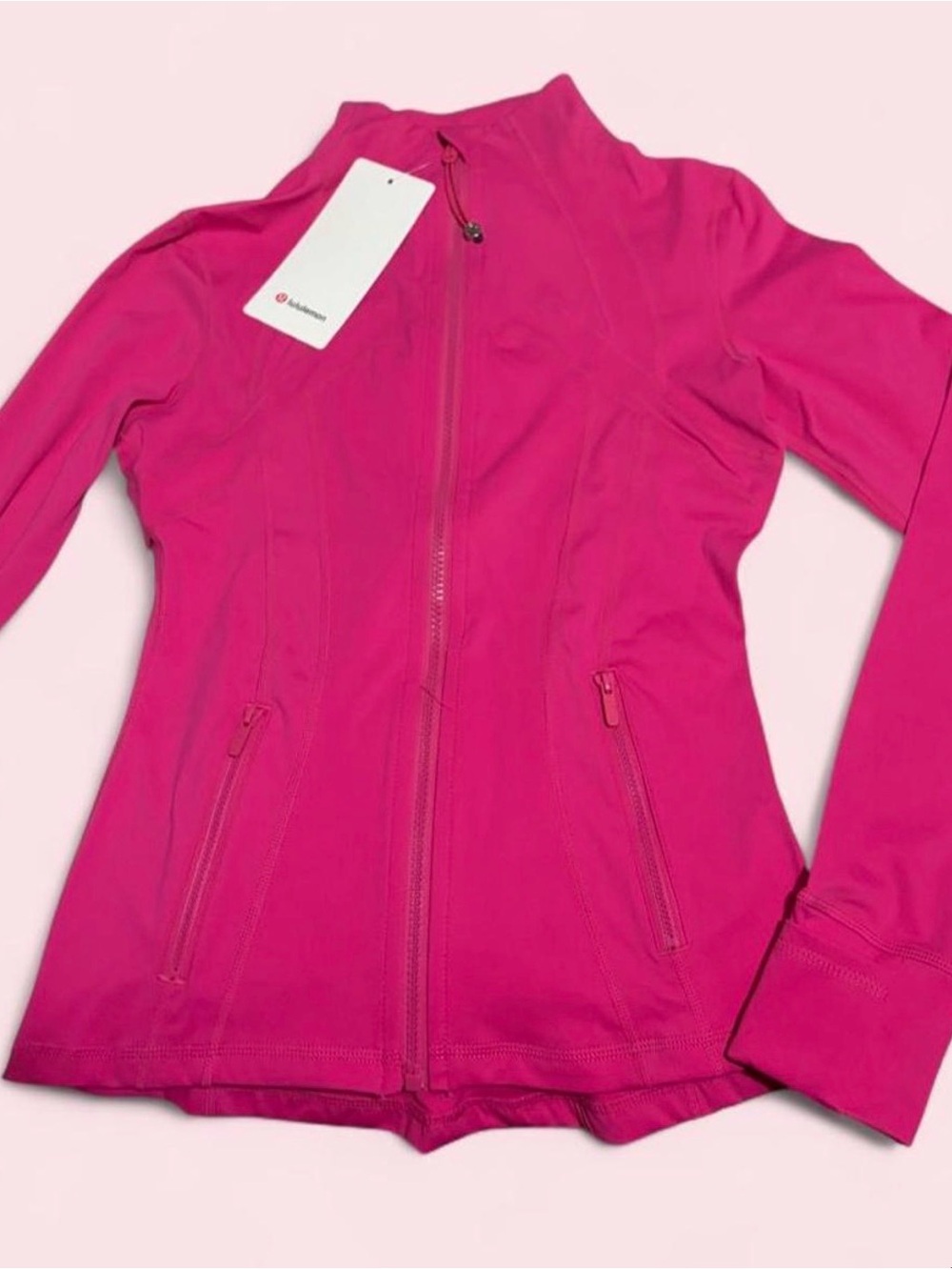 lululemon athletica Hot Pink Full-Zip Utility Jacket